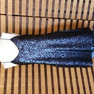 Express sequin mini slip  dress